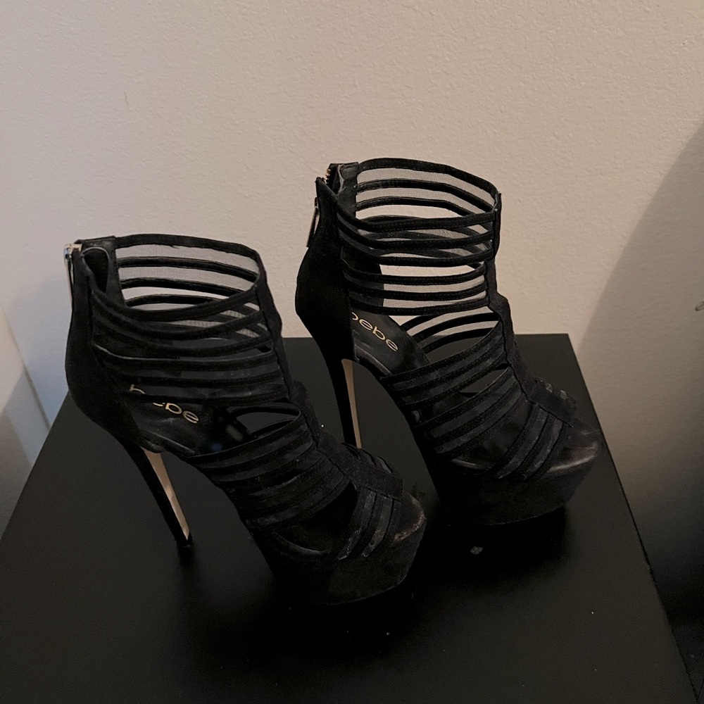 Bebe Black Heels